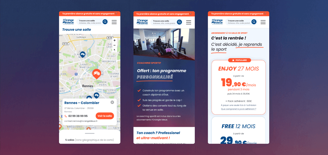 Site de L'Orange bleue — L'Orange bleue