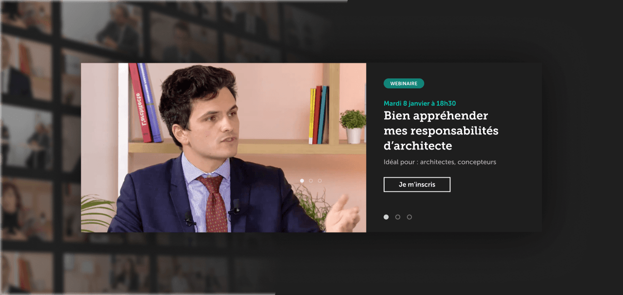 Site des rendez-vous de la MAF — Mutuelle des Architectes Français