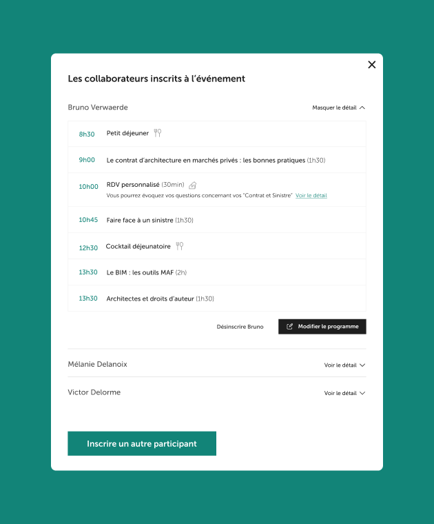 Site des rendez-vous de la MAF — popupcollabs portico